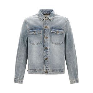 Entire Studios Blue Cotton Denim Men's Jacket